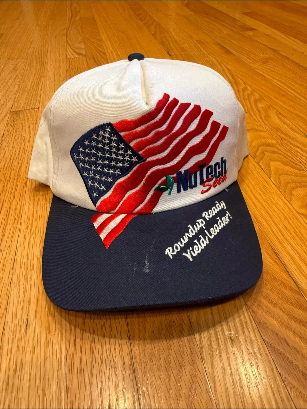 Nutech Seed Roundup Ready Yield Leader Cap with American Flag